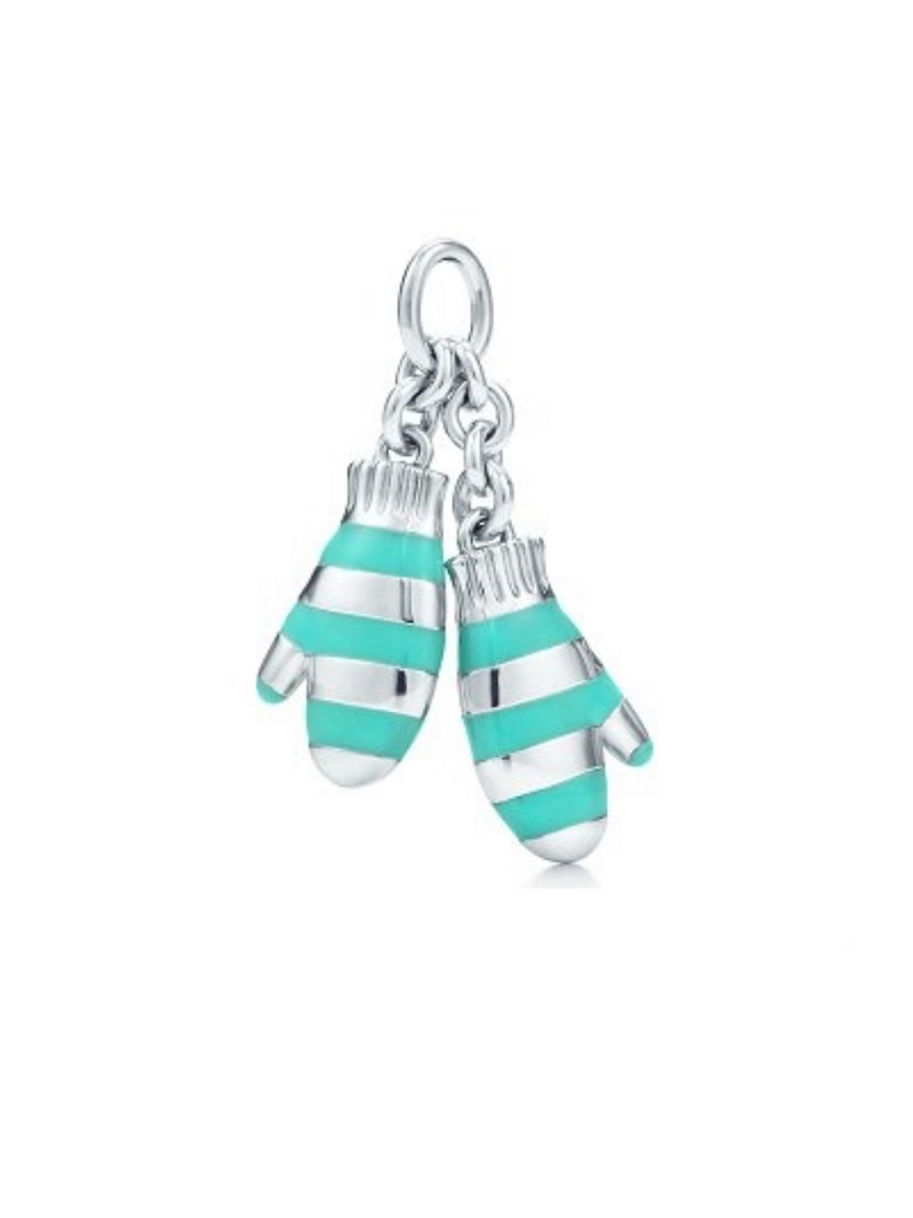 🩵NEW Tiffany & Co Winter Mittens
Charm Sterling Silver Blue Enamel w/ Clasp